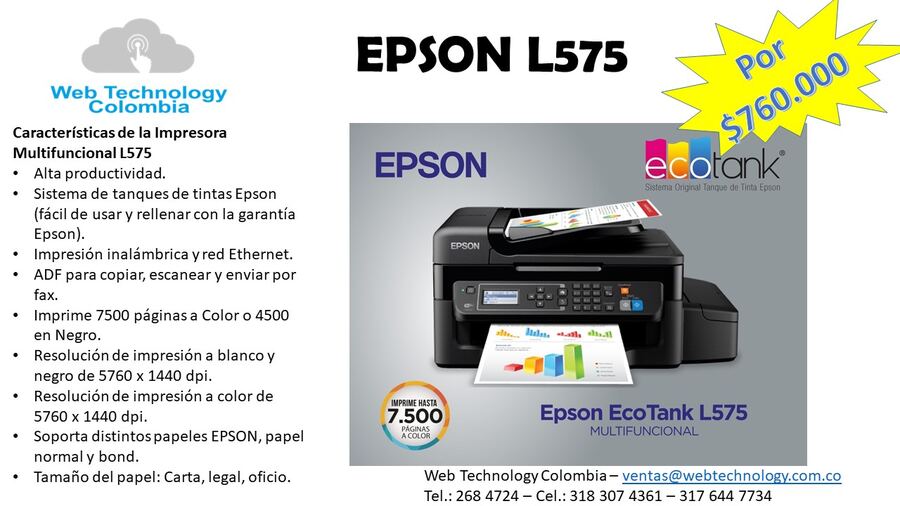 Impresora EPSON L575